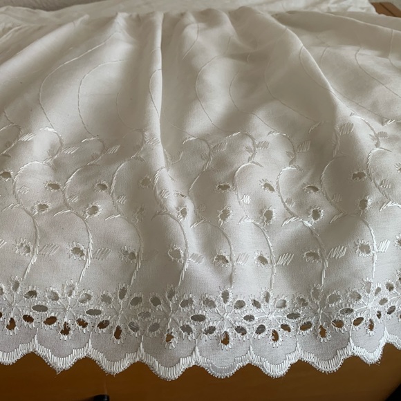 Dan River Bedding Dan River Eyelet Lace Dust Ruffle Queen Bed Skirt